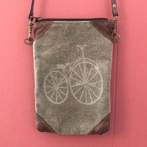 Small vintage style 🚲 crossbody pouche